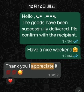Customer good reviews