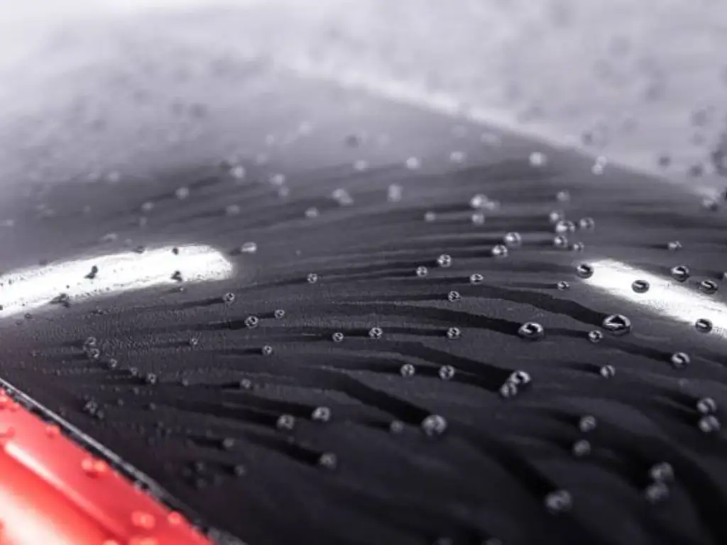 Specialized maintenance and hydrophobic effect on matte paint protection film