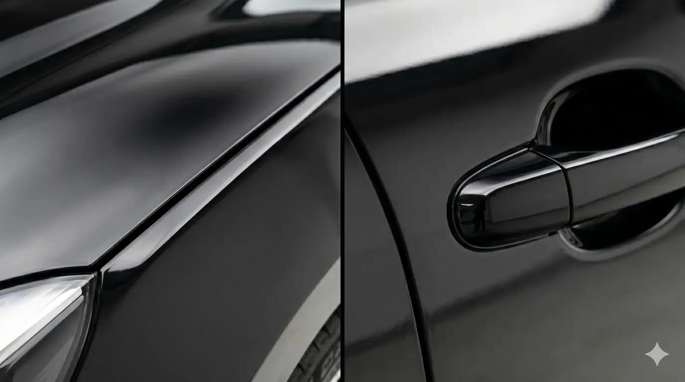 Flawless PPF edge wrapping installation using FlexiPPF precise pre-cut technology