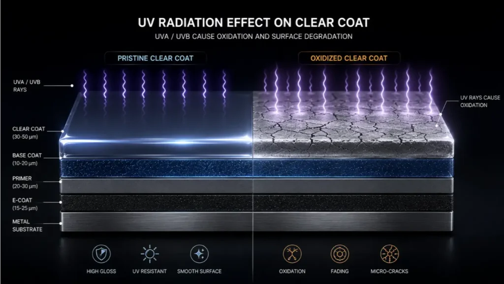 UV Damage Mechanism for ppf