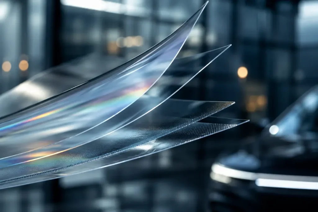 multi-layered transparent film