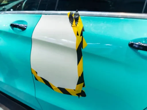 beschadigt het inpakken van een auto de lak beschadigt het inpakken van een auto de lak